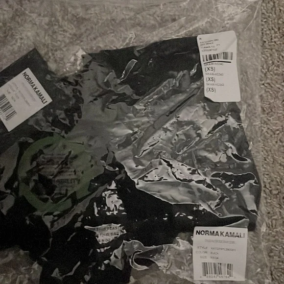 Norma Kamali Cross Halter Side Drape Gown in Black - Picture 7 of 7